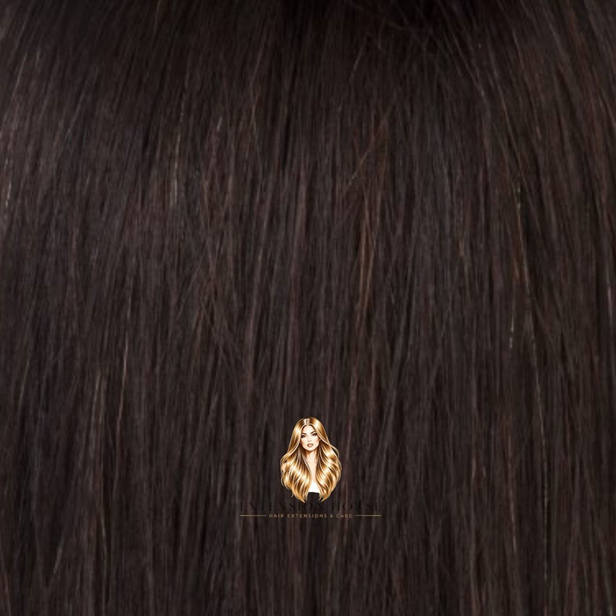 Extension house clip-in extensions in kleur #2 donkerbruin, gemaakt van 100% Remy human hair voor natuurlijk volume.