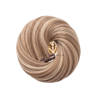 Extension house clip-in extensions in honingblond highlight kleur 24/8 gemaakt van 100% Remy human hair