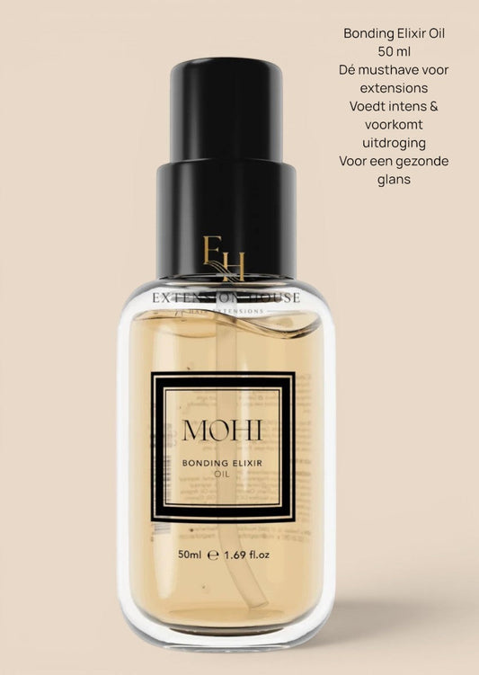 MOHI Bonding Elixir Oil 50ml van Extension house voor glanzend haar en zachte extensions