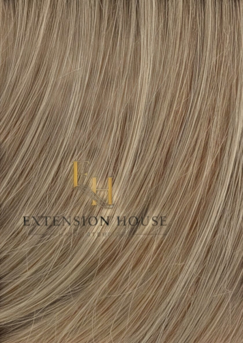 Extension House nanoring extensions in assig blonde highlight blend, voor extra lengte en volume.