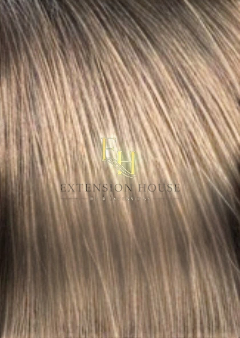 Extension House nanoring extensions van 100% human hair in de kleur #2A Dark Espresso Brown. Natuurlijke, donkerbruine tint met subtiele warmte.