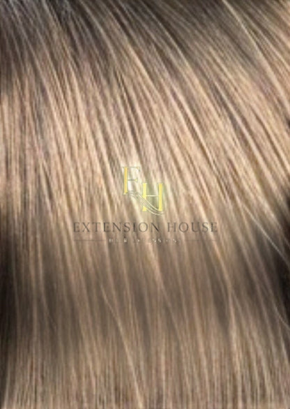 Extension House nanoring extensions van 100% human hair in de kleur #2A Dark Espresso Brown. Natuurlijke, donkerbruine tint met subtiele warmte.
