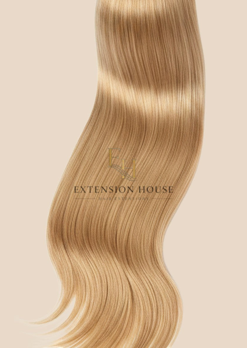 Extension house nanoring extensions van 100% human hair in #20 Golden Blonde. Zacht, herbruikbaar haar voor een natuurlijke look.
