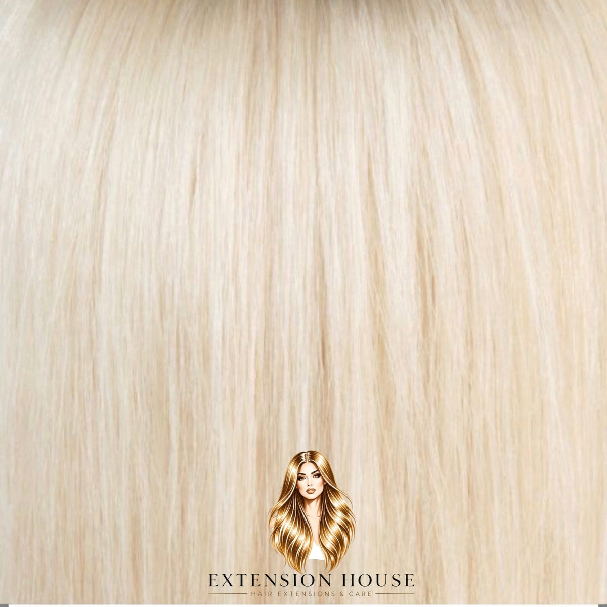 Extension house clip-in extensions in platinablond 100% human hair voor direct volume en lengte